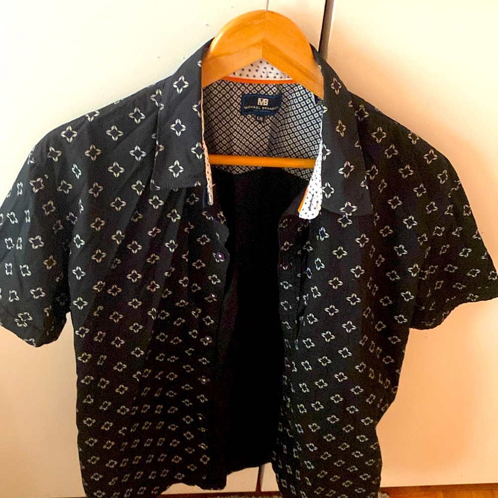 Michael Brandon short sleeve casual button down